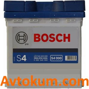 Купить авто аккумулятор Bosch s4 6СТ-44 R+ Евро:   Киев, Украина