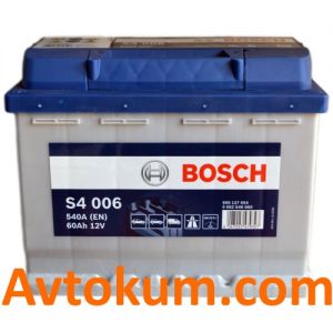 Купить авто аккумулятор Bosch s4 6СТ-60 L+:   Киев, Украина