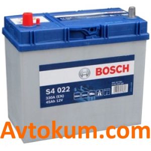 Купить авто аккумулятор Bosch s4 6СТ-45 L+   Киев, Украина