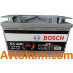 Акумулятор Bosch AGM 6СТ-70 R+0092S5A080