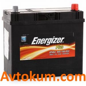 Купить авто аккумулятор  Energizer Plus 45 R+ EP45J Киев, Украина