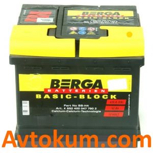 Купить авто аккумулятор  Berga 52 R+ Киев, Украина