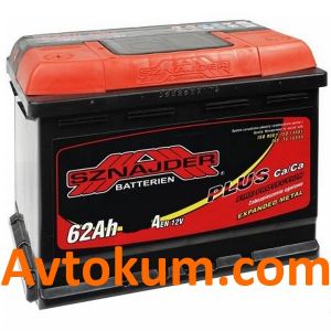 Купить авто аккумулятор  Sznajder Plus 62 L+ 562 65   Киев, Украина