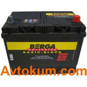 Купить авто аккумулятор  Berga 68 R+ Киев, Украина