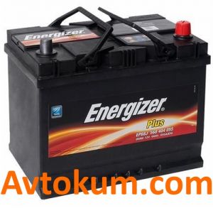 Купить авто аккумулятор  Energizer Plus 68 R+ EP68J  Киев, Украина