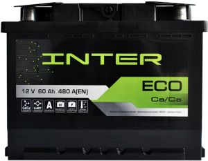 Купить авто аккумулятор INTER ECO 60 R+  Киев, Украина