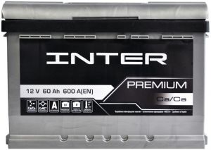 Купить авто аккумулятор INTER PREMIUM 60 L+  Киев, Украина