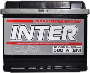 Купить авто аккумулятор INTER Standart 60 R+  Киев, Украина