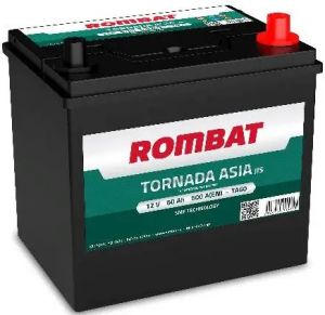Купить авто аккумулятор Rombat 6СТ-60 R+ Tornado asia  Киев, Украина