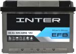 Аккумулятор INTER  EFB 63 L+