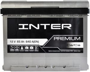 Купить авто аккумулятор INTER PREMIUM 65 R+  Киев, Украина