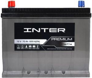 Купить авто аккумулятор INTER PREMIUM 6CT-70 L+ Азия  Киев, Украина