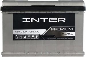 Купить авто аккумулятор INTER PREMIUM 74 L+  Киев, Украина