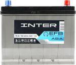 Аккумулятор INTER  EFB 75 R+ Азия