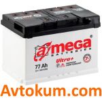 Аккумулятор A-mega Ultra Plus 6СТ-77-А3E R+