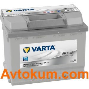 Купить авто аккумулятор Varta Silver Dynamic D39. 63 АЧ L+ Киев, Украина