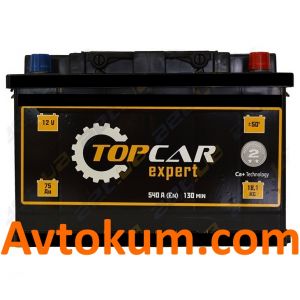 Купить авто аккумулятор Top Car Expert 6CT-75 R+ Киев, Украина