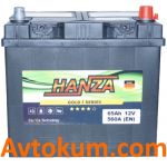 Аккумулятор Hanza Gold asia 6СТ-65-А3E R+