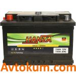 Аккумулятор Hanza Gold 6СТ-74-А3 L+