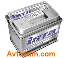 Купить авто аккумулятор Иста Standart 6CT-50L+ Киев, Украина