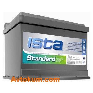 Купить авто аккумулятор Иста Standart 6CT-60R+ Киев, Украина