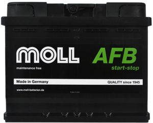 Купить авто аккумулятор Moll AFB 66 R+ Start-Stop  Киев, Украина