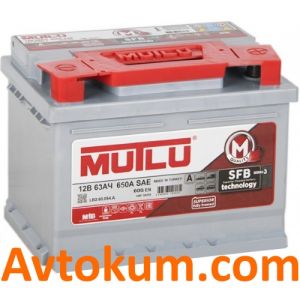 Купить авто аккумулятор  Mutlu Turkey 63 R+  Киев, Украина