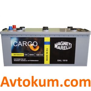 Купить грузовой аккумулятор Magneti Marelli Cargo 6СТ-190L+ Киев, Украина