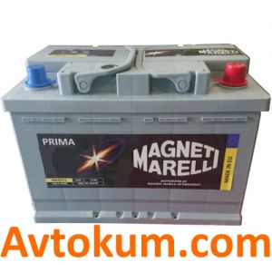 Купить авто аккумулятор Magneti Marelli Prima 6СТ-75-А3E R+ Киев, Украина