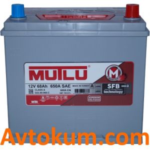 Купить авто аккумулятор  Mutlu Turkey 68 R+  Киев, Украина