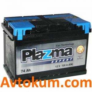 Купить авто аккумулятор Plazma Expert 6CT-74R+ Киев, Украина