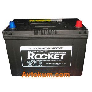 Купить авто аккумулятор Rocket 6CT-95 R+ SMF 115D31L Киев, Украина