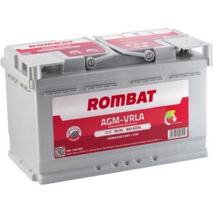 Купить авто аккумулятор Rombat 6СТ-80 R+ AGM Stop & Go  Киев, Украина