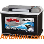 Аккумулятор Sznajder Silver Premium 80 R+ 580 35