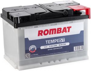 Купить авто аккумулятор Rombat Tempest 72 R+ (тягово-стартерний)  Киев, Украина
