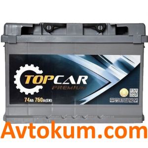 Купить авто аккумулятор Top Car Premium 6CT-74 R+ Киев, Украина