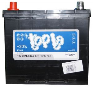 Купить авто аккумулятор Topla Top asia 6СТ-60-А3 L+ Киев, Украина