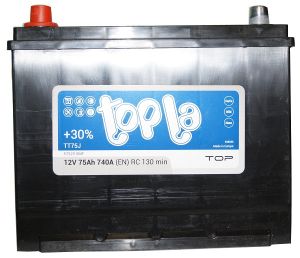 Купить авто аккумулятор Topla Top asia 6СТ-75-А3 L+ Киев, Украина