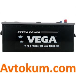 Купить авто аккумулятор Vega 6CT-190 L+ Киев, Украина