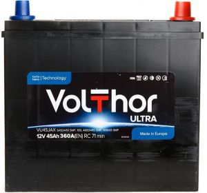 Купить авто аккумулятор Volthor 6СТ-45 R+ Jis Ultra Киев, Украина