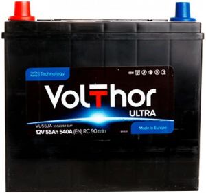 Купить авто аккумулятор Volthor 6СТ-55 L+ Jis Ultra Киев, Украина