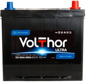 Купить авто аккумулятор Volthor 6СТ-60 R+ Jis Ultra Киев, Украина