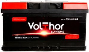 Купить авто аккумулятор Volthor Supreme 85 R+ низ Киев, Украина