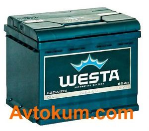 Купить авто аккумулятор Westa Premium 6CT-65 L+ Киев, Украина
