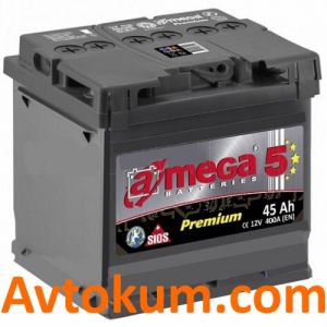 Купить авто аккумулятор  A-mega 6СТ-45-А3 L+  Киев, Украина