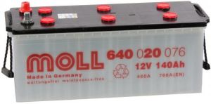 Купить грузовой аккумулятор Moll Kamina Truck 140 L+  Киев, Украина