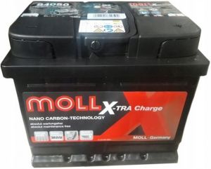 Купить авто аккумулятор Moll X-Tra 6СТ-50 R+ Евро  Киев, Украина