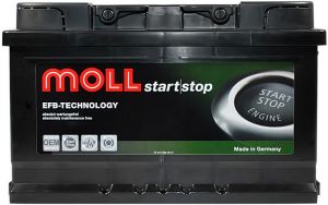 Купить авто аккумулятор Moll EFB 65 R+ Start-Stop низ  Киев, Украина