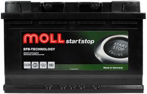 Купить авто аккумулятор Moll EFB 70 R+ Start-Stop  Киев, Украина