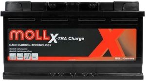 Купить авто аккумулятор Moll X-Tra 6СТ-90 R+ Евро  Киев, Украина